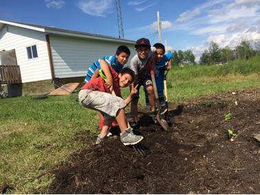 Circle Garden sudent action project Manitoba