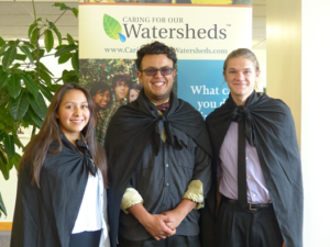 students in capes