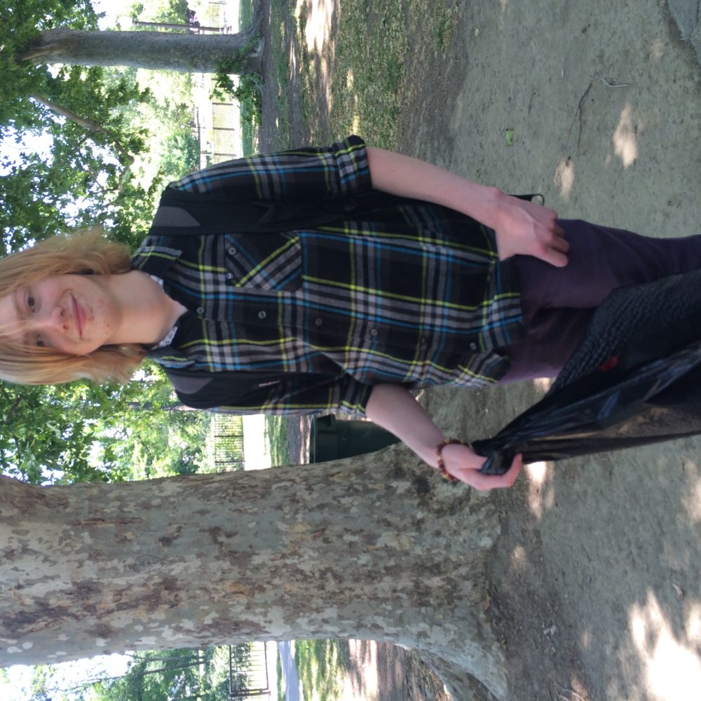 Student Cleaning Southside Park