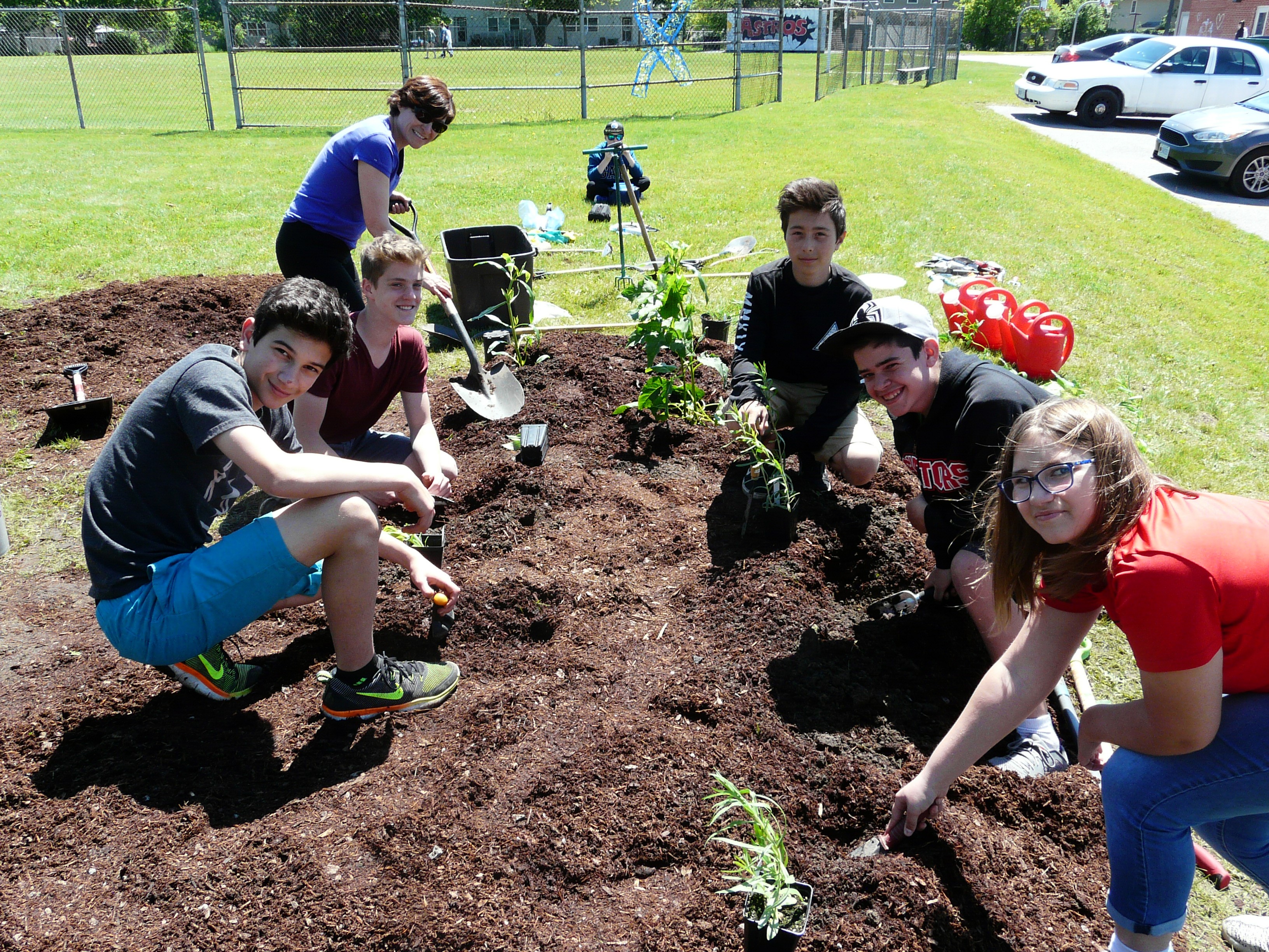 Pollinator (Lasagna) Garden Student Action Ontario