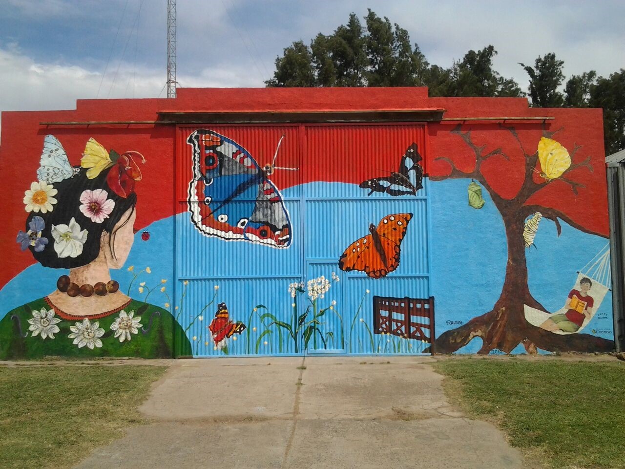 butterfly mural 2
